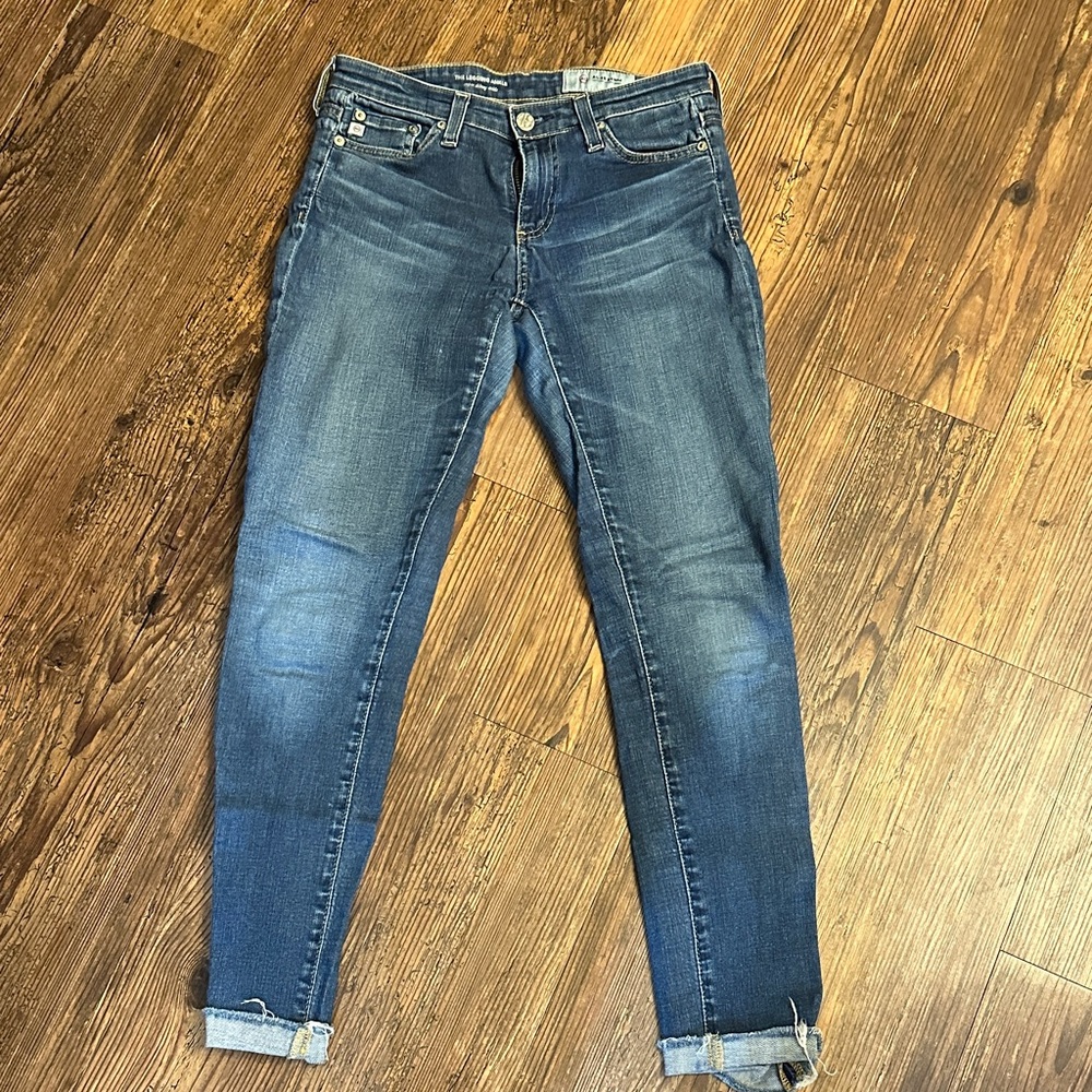 AG Adriano Goldschmied Blue Ankle Jeans